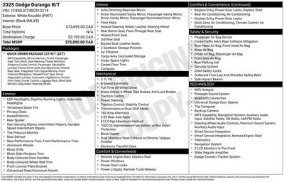 2025 Dodge Durango R/T Plus