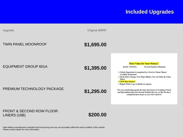2021 Ford Explorer Platinum
