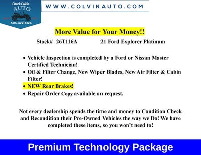 2021 Ford Explorer Platinum