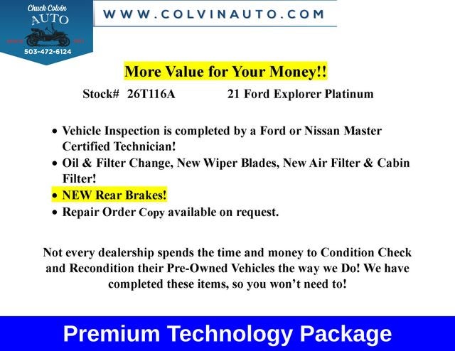 2021 Ford Explorer Platinum