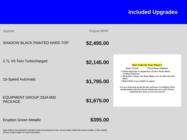 2025 Ford Bronco Badlands