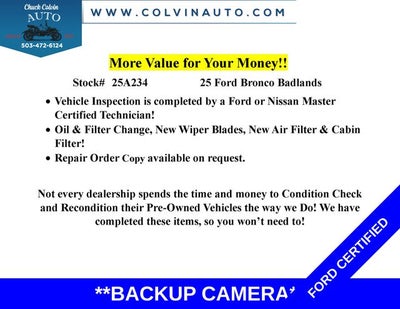 2025 Ford Bronco Badlands