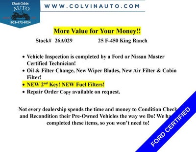 2025 Ford F-450SD King Ranch DRW