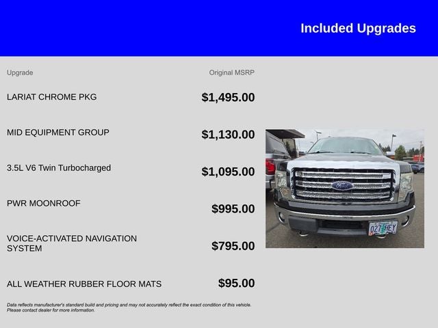 2013 Ford F-150 Lariat