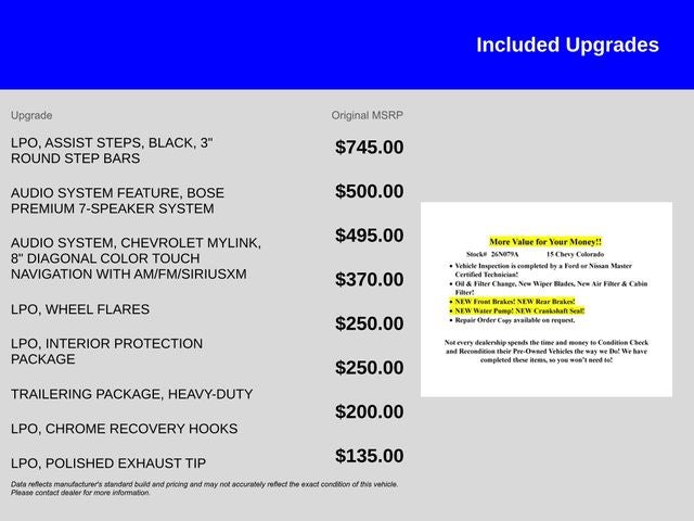 2015 Chevrolet Colorado Z71