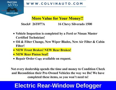 2016 Chevrolet Silverado 1500 LT LT1