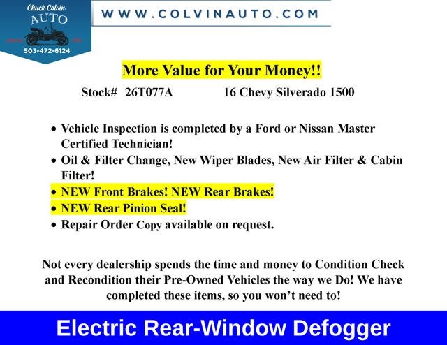 2016 Chevrolet Silverado 1500 LT LT1