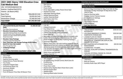 2021 GMC Sierra 1500 Elevation