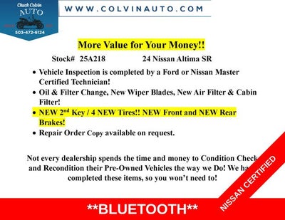 2024 Nissan Altima 2.5 SR