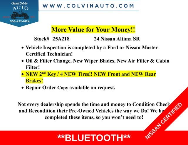 2024 Nissan Altima 2.5 SR