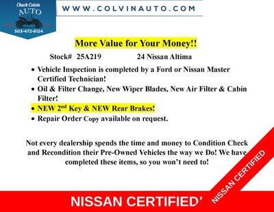 2024 Nissan Altima 2.5 SR