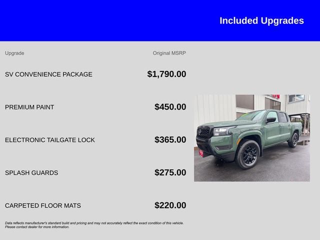 2026 Nissan Frontier SV