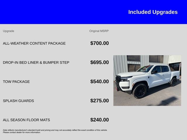 2026 Nissan Frontier SV