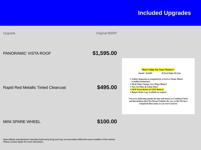 2022 Ford Edge ST Line