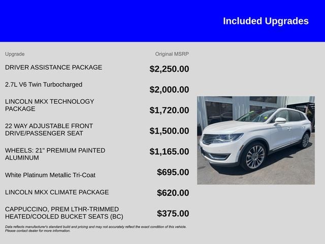 2017 Lincoln MKX Reserve
