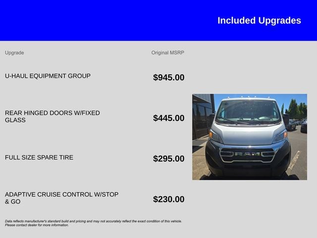 2025 RAM ProMaster 2500 Base 136 WB