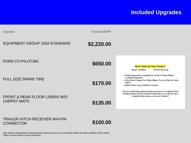 2024 Ford Maverick XL