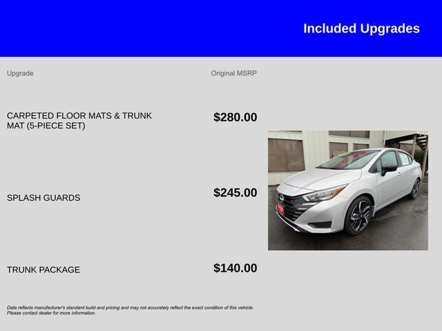 2025 Nissan Versa 1.6 SR