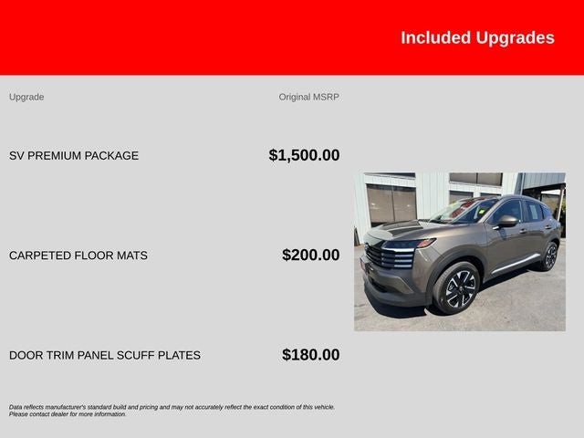 2025 Nissan Kicks SV