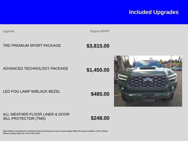 2021 Toyota Tacoma TRD Sport V6