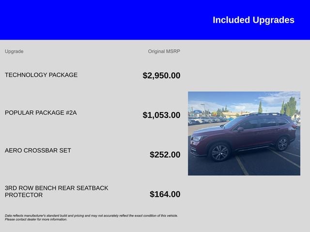 2022 Subaru Ascent Limited
