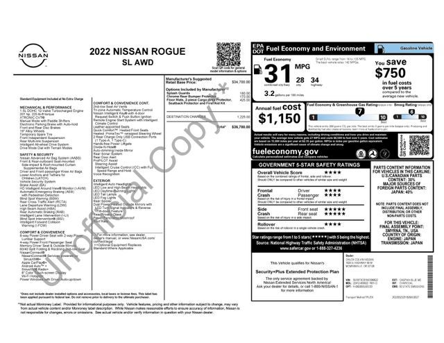2022 Nissan Rogue SL