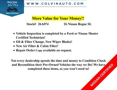 2026 Nissan Rogue SL