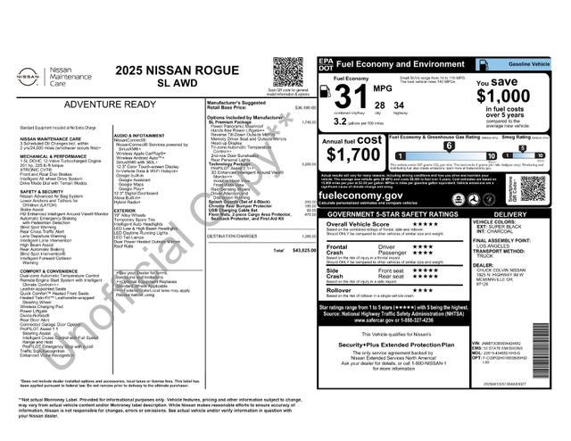 2025 Nissan Rogue SL